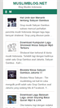 Mobile Screenshot of muslimblog.net